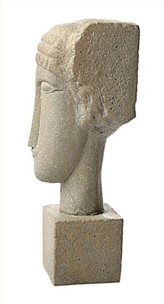 Bust Amedeo Modigliani Cubic Head Sculpture Replica Statue Cubists